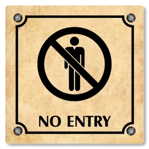 No entry, 148x148mm, pergamen, Kansas